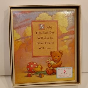 NIB Vtg Hallmark Album Baby's First 5 Years Photos also for Adopted Child